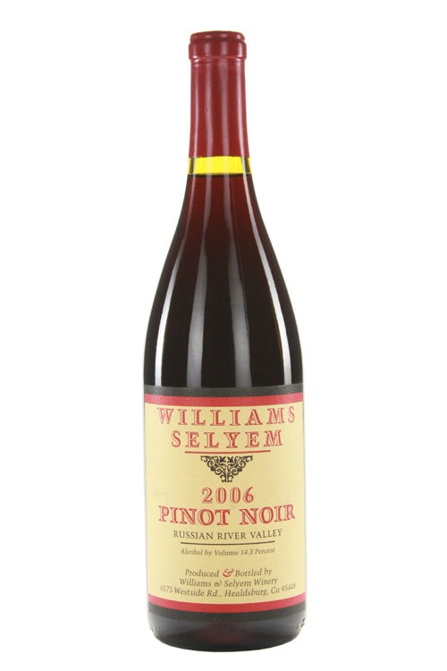 Williams Selyem Pinot Noir Russian River Valley - 2006 (750ml)