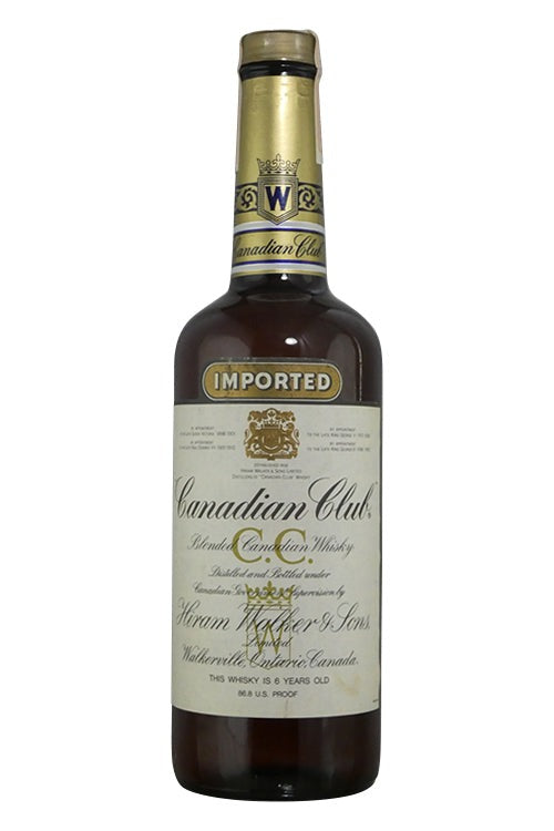 Canadian Club 6 Year Old Whisky - 1982 No Gift Box (750ml)