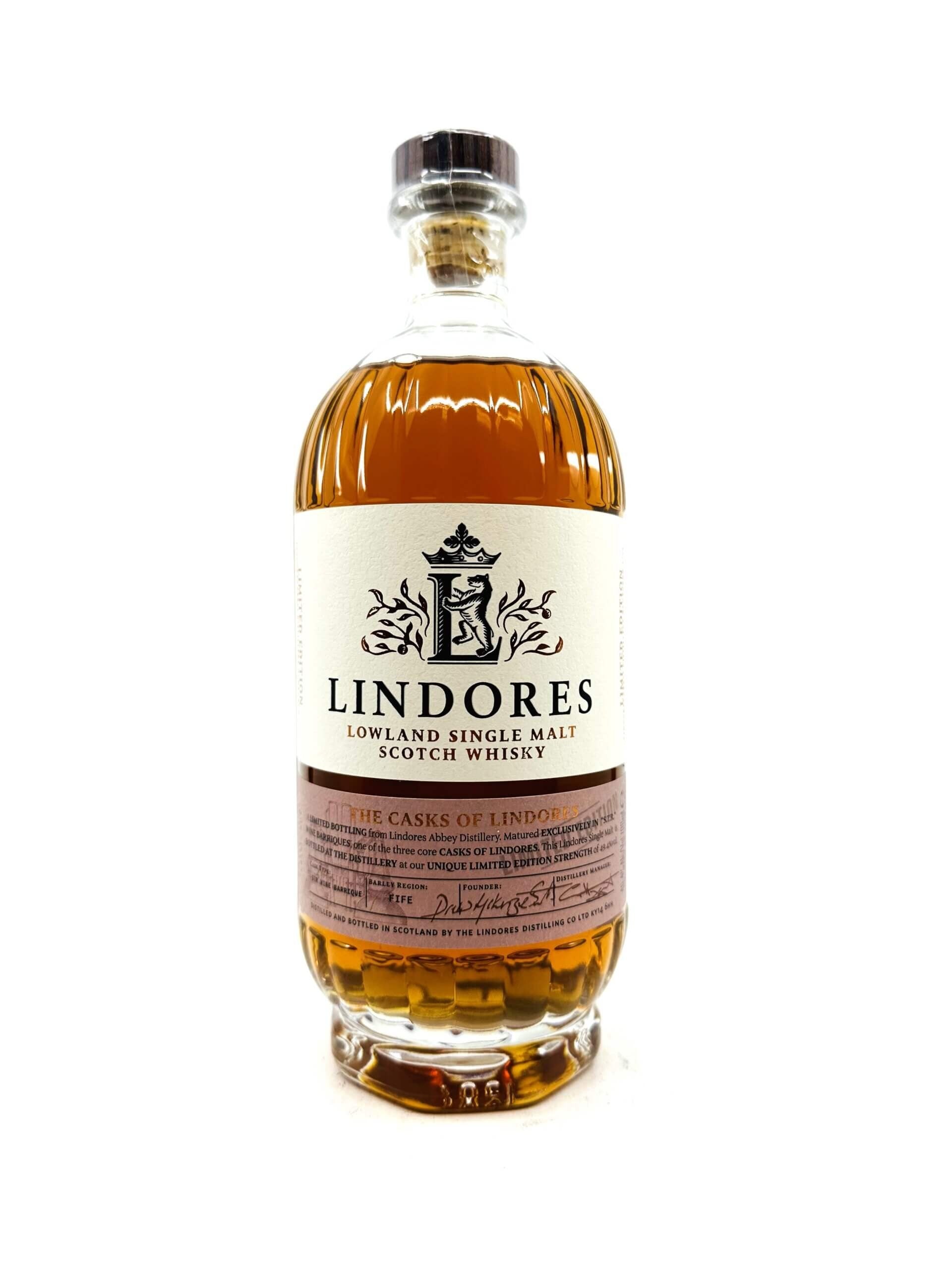 Lindores Abbey'The Casks of Lindores' STR Wine Barrique Single Malt Scotch Whisky (700ml)