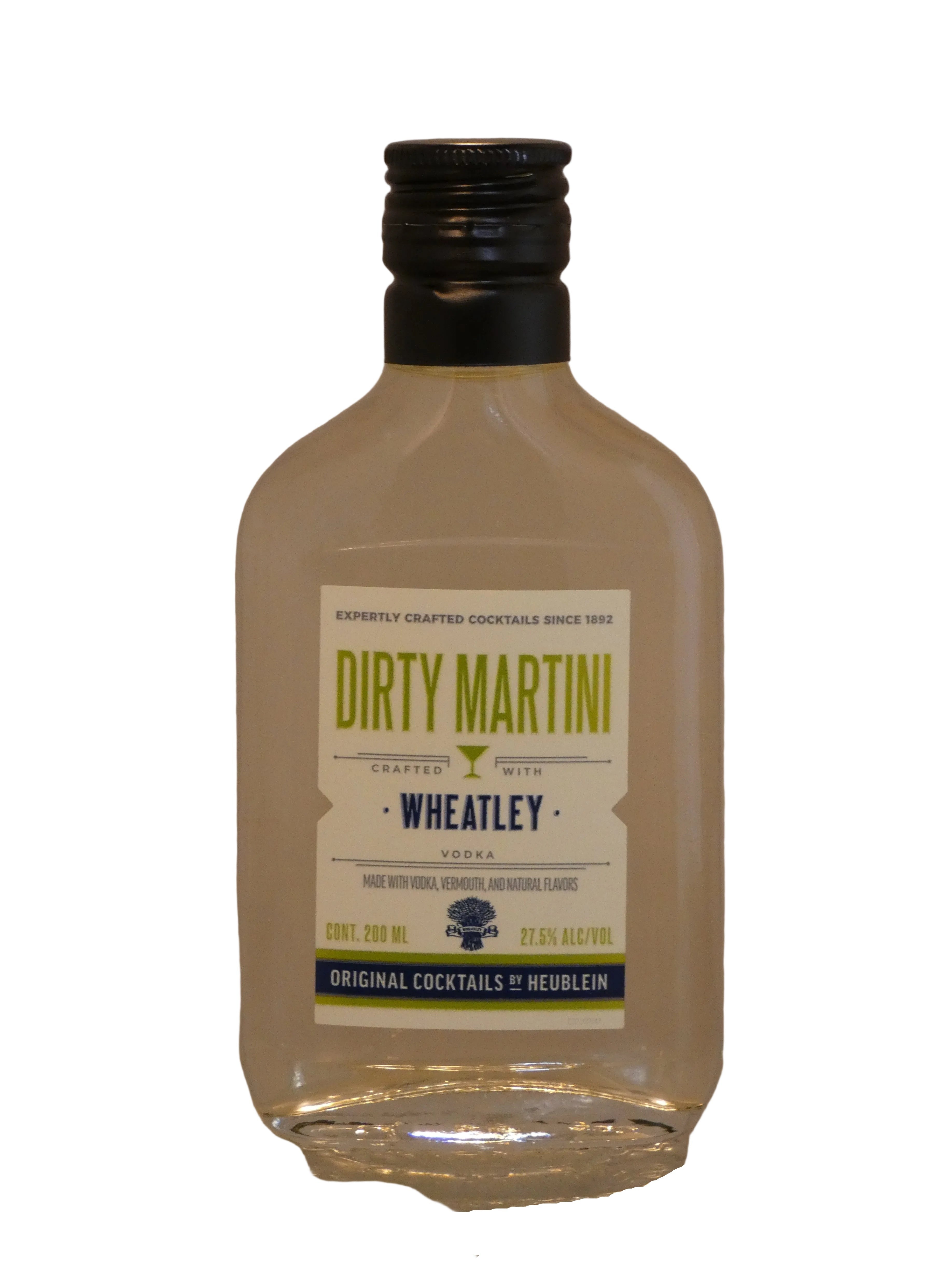 Heublein Dirty Martini (Wheatley Vodka) Ready to Drink Cocktail (200ml)