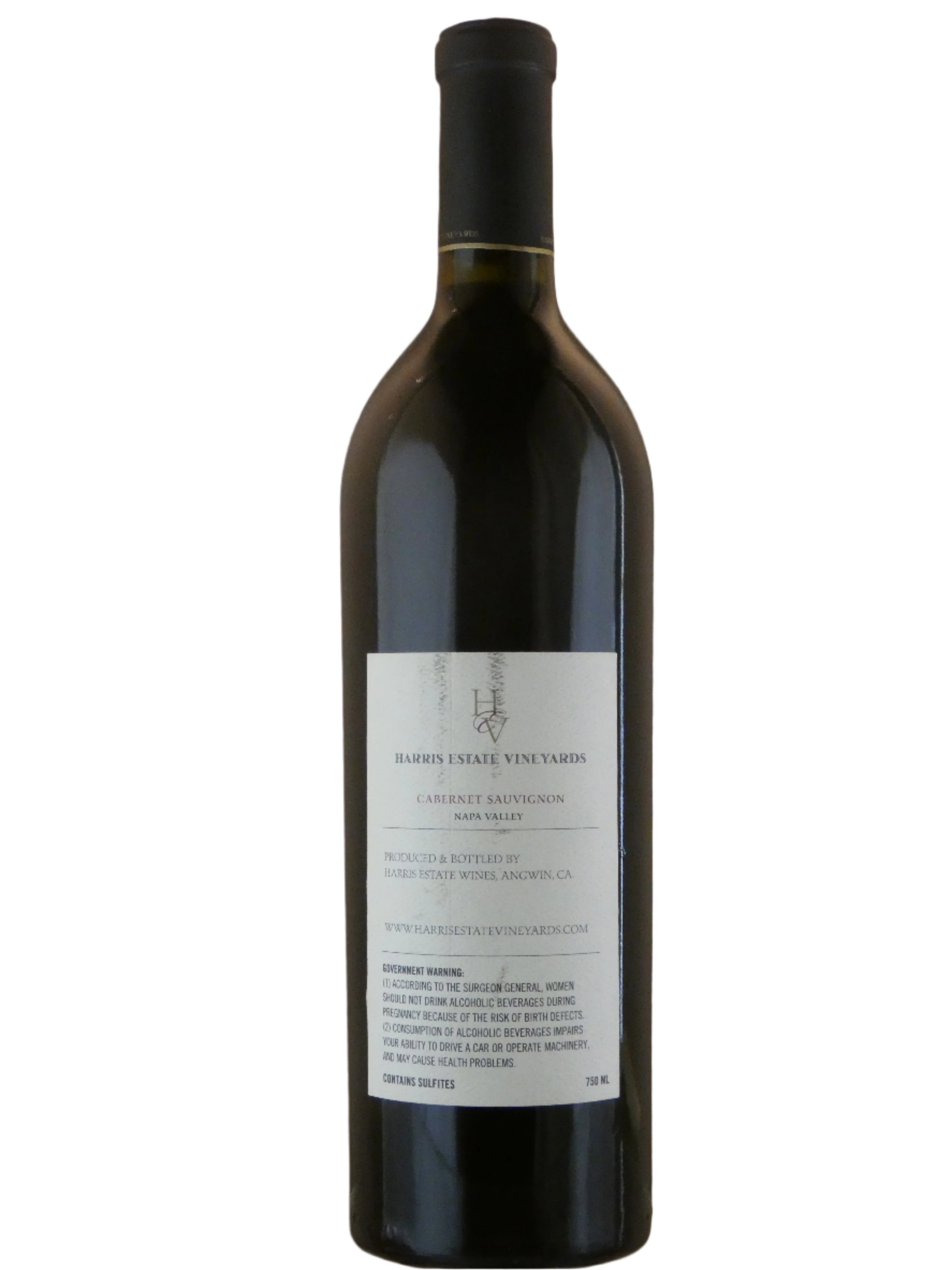 Harris Estate Vineyards Lakeview VIneyard Cabernet Sauvignon - 2008 (750ml)