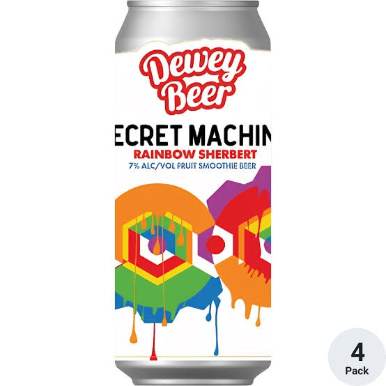 Dewey Beer Co. Secret Machine Rainbow Sherbert(16oz 4pk Can)