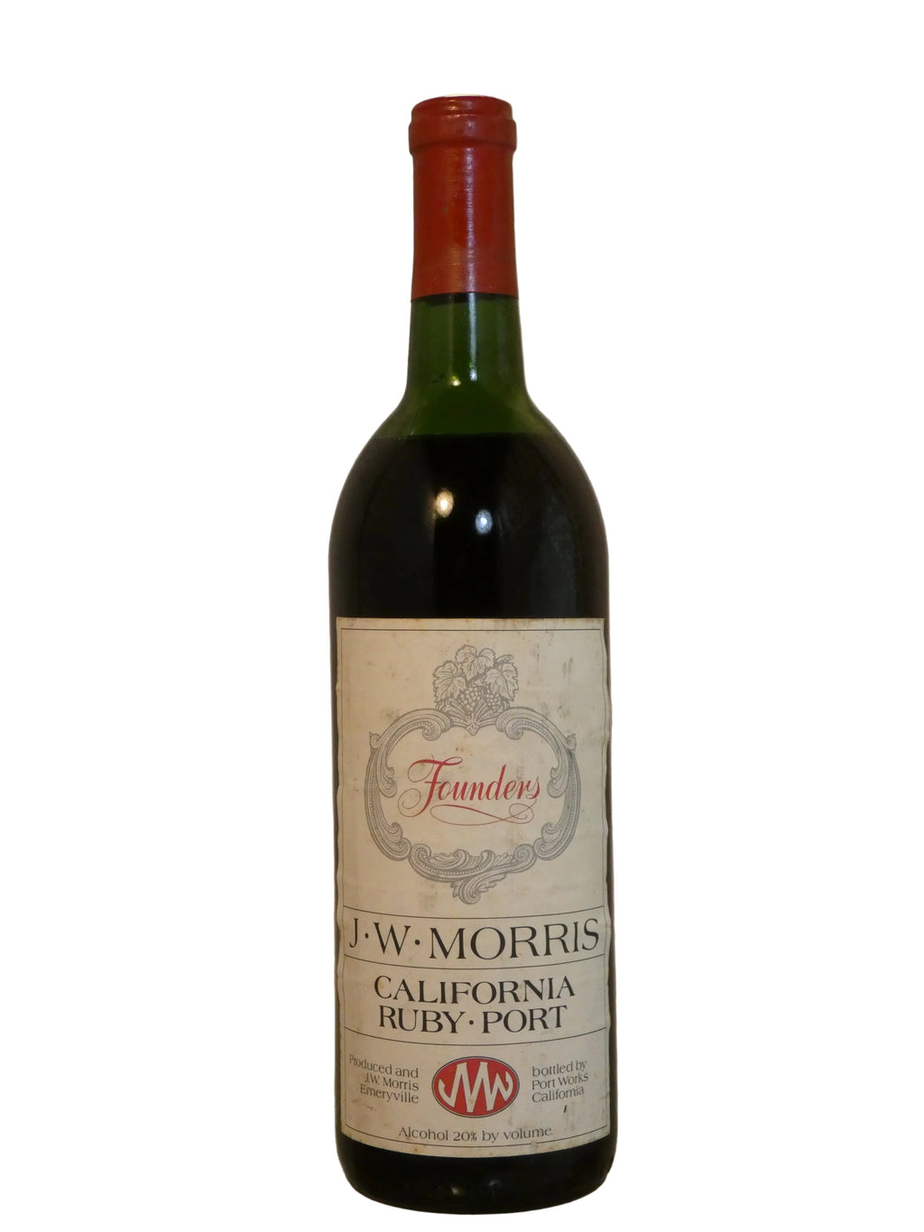 J.W. Morris California Founders Ruby Port (High Shoulder Fill)- NV (750ml)