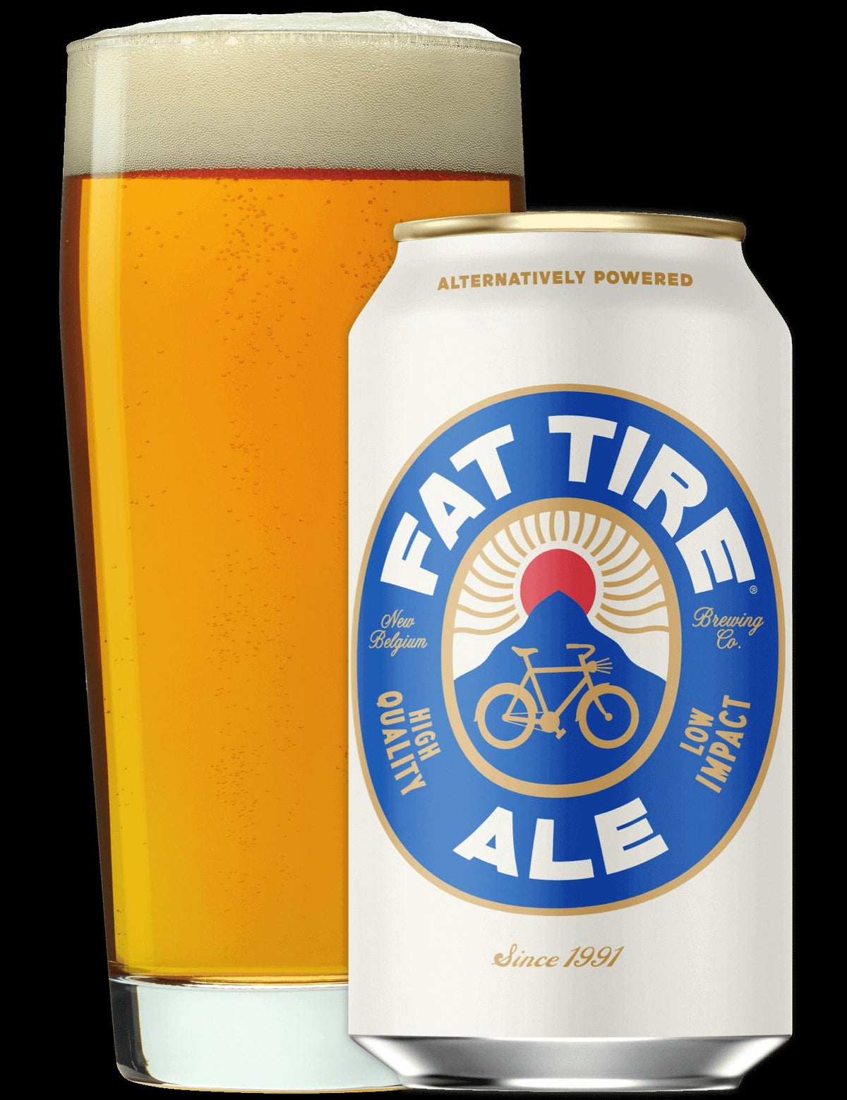 New Belgium Fat Tire Can (12oz Can 12 Pk)