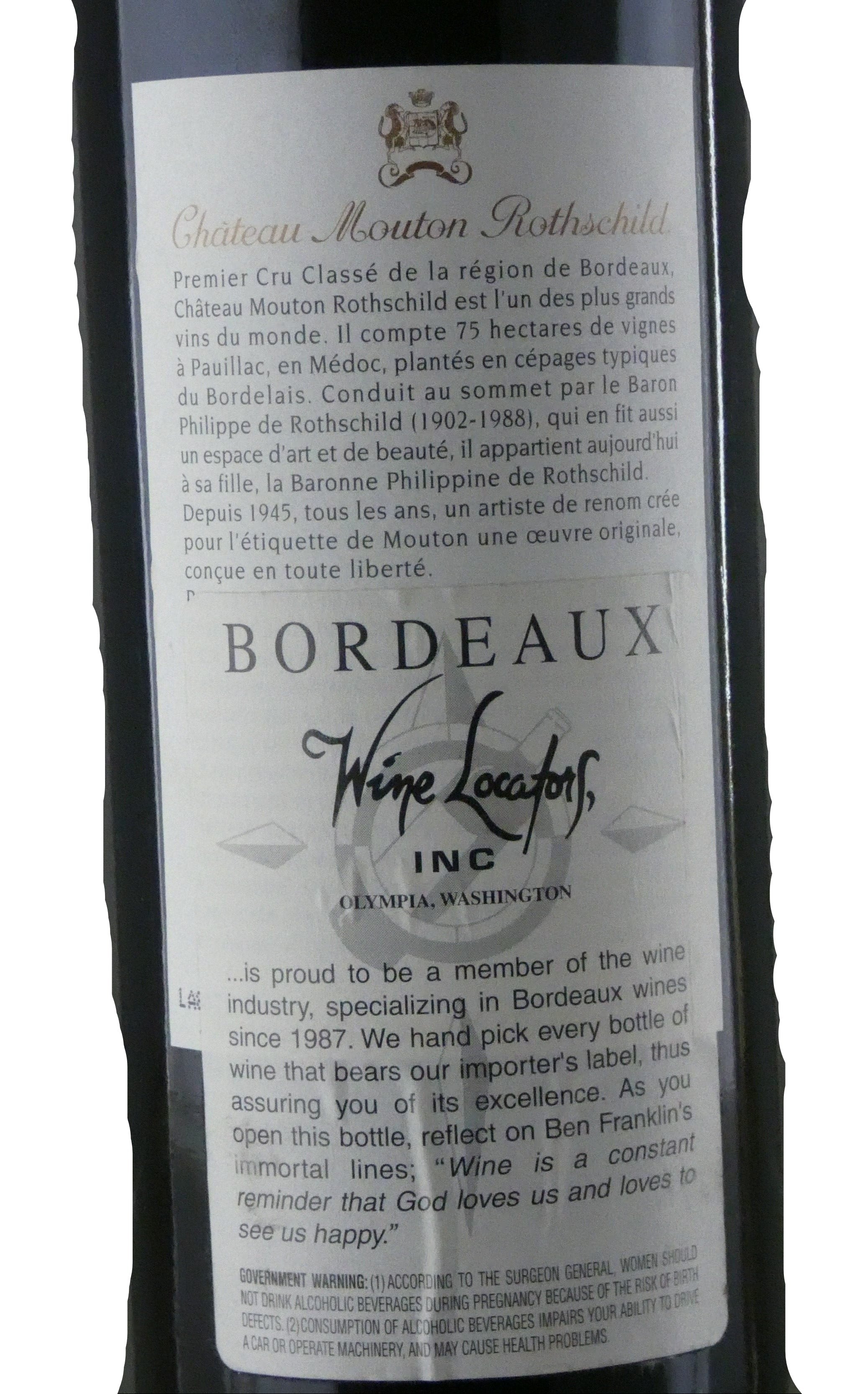 Mouton Rothschild - 1999 (750ml)