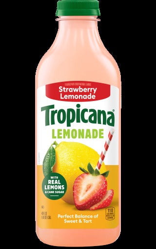 Tropicana Strawberry Lemonade 11oz bottle