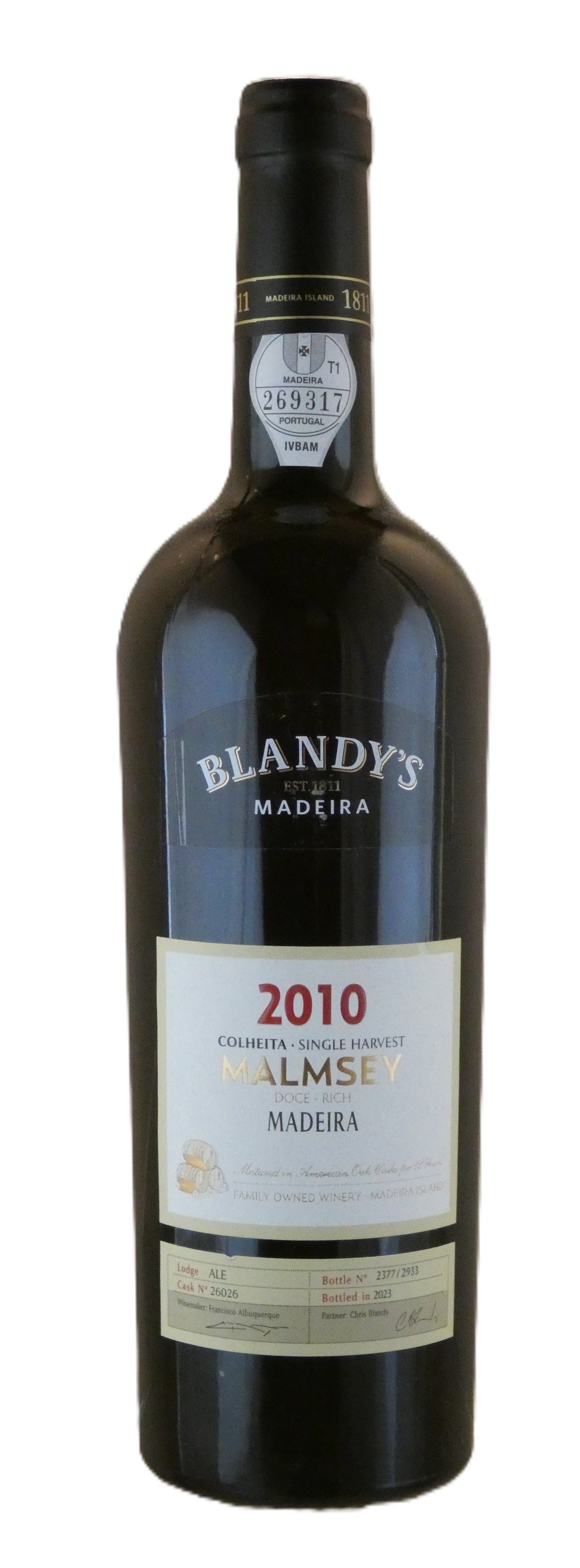 Blandy's Colheita Malmsey Madeira - 2010 (750ml)