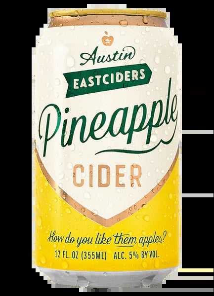 Austin Pineapple Cider (12oz Can 6 Pk)