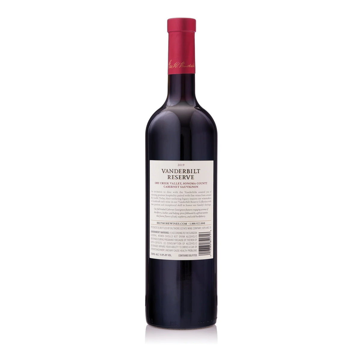 Biltmore Estate Vanderbilt Reserve Cabernet Sauvignon - 2020 (750ml)