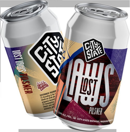 City State Brewing Lost Laws Pilsner (12oz Can 6 Pk)