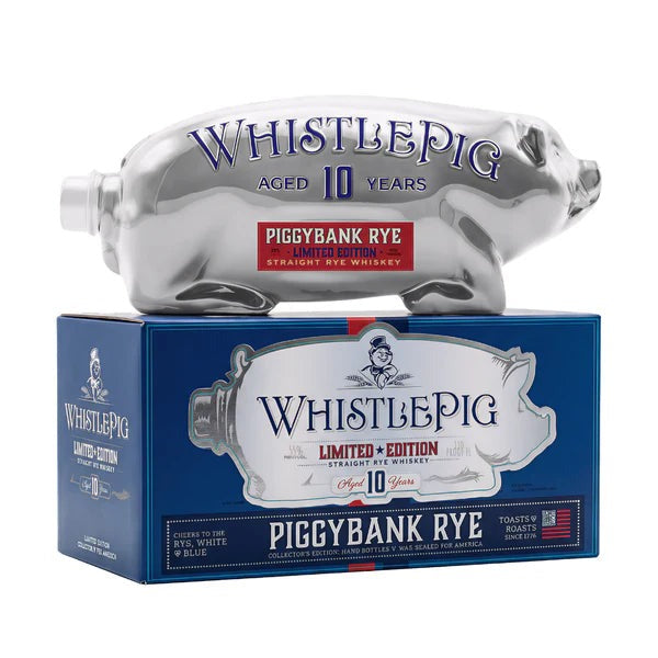 WhistlePig 'Piggybank' America's 250 Limited Edition 10-Year Straight Rye (1L)