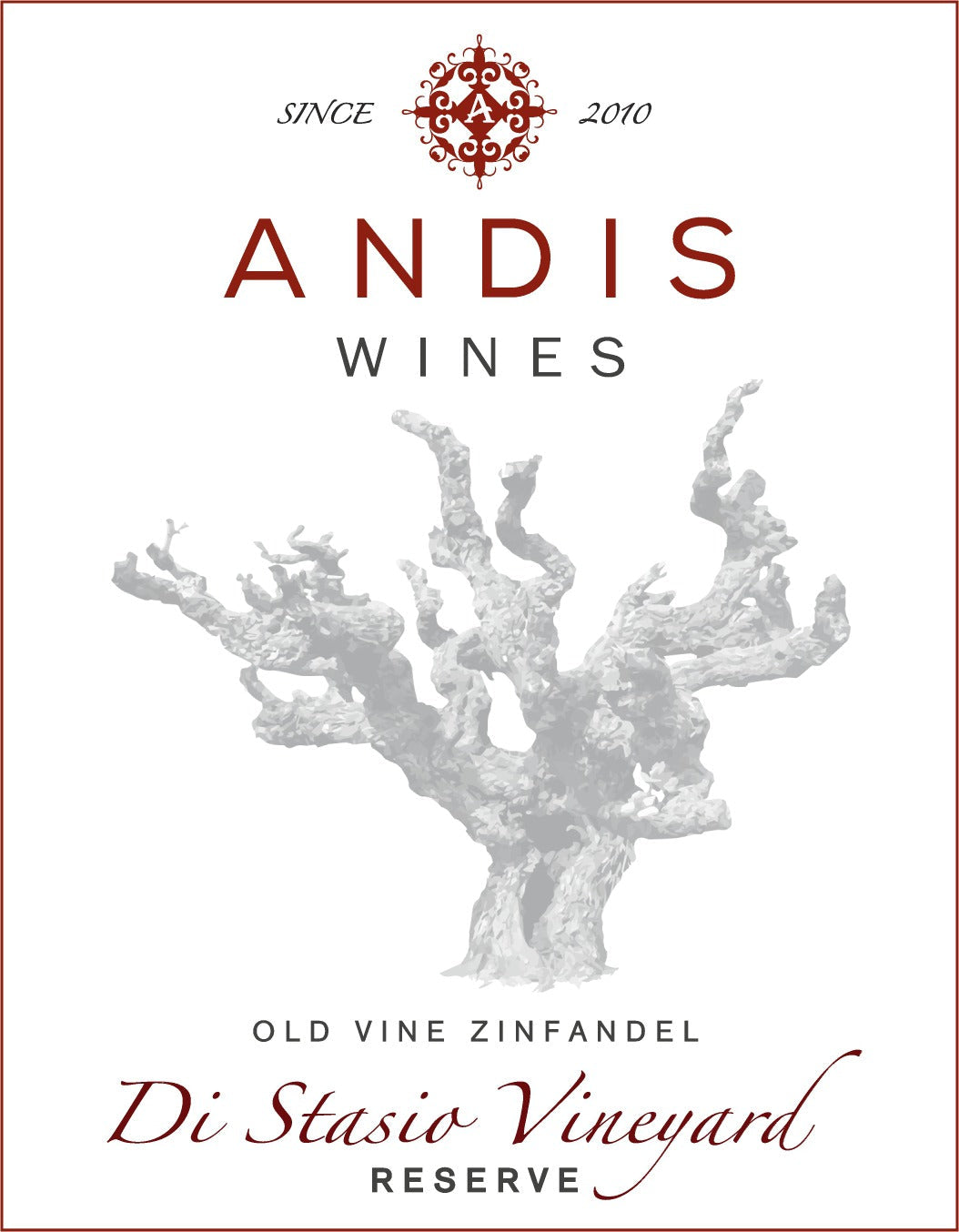 Andis 'Di Stasio' Old Vine Reserve Zinfandel - 2021 (750ml)