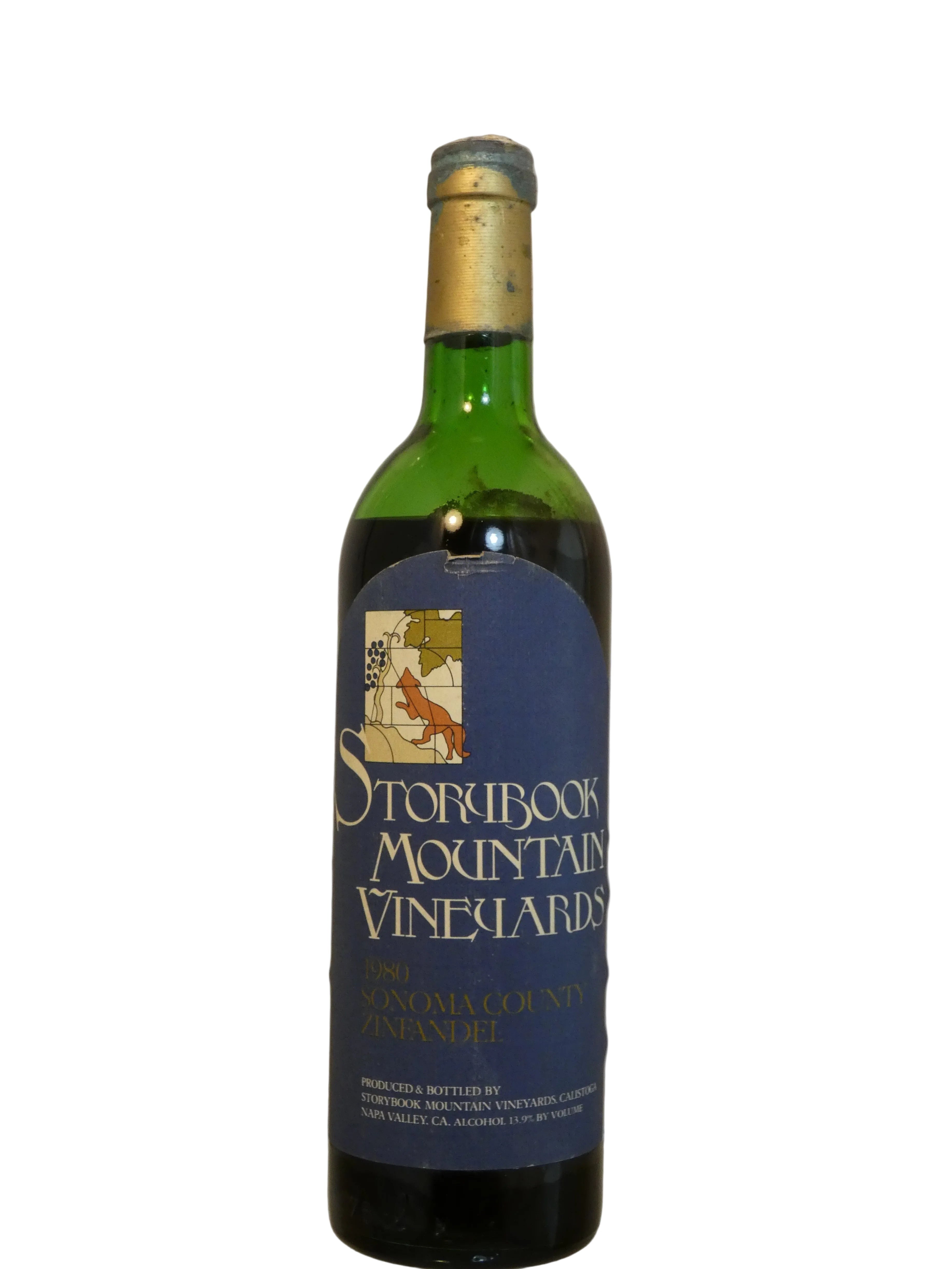 Storybook Mountain Vineyards Sonoma Mountain Zinfandel (Bottom Shoulder) - 1980 (750ml)