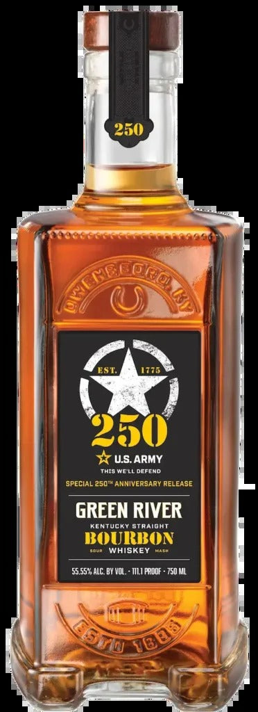Green River Army 250th Anniversary Bourbon 111.1 Proof (750ml)