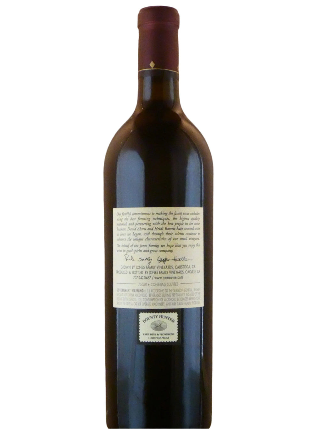 Jones Napa Cabernet Sauvignon - 2005 (750ml)