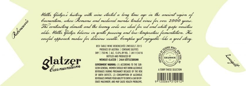 Glatzer Zweigelt Carnuntum Cuvee - 2023 (750ml)