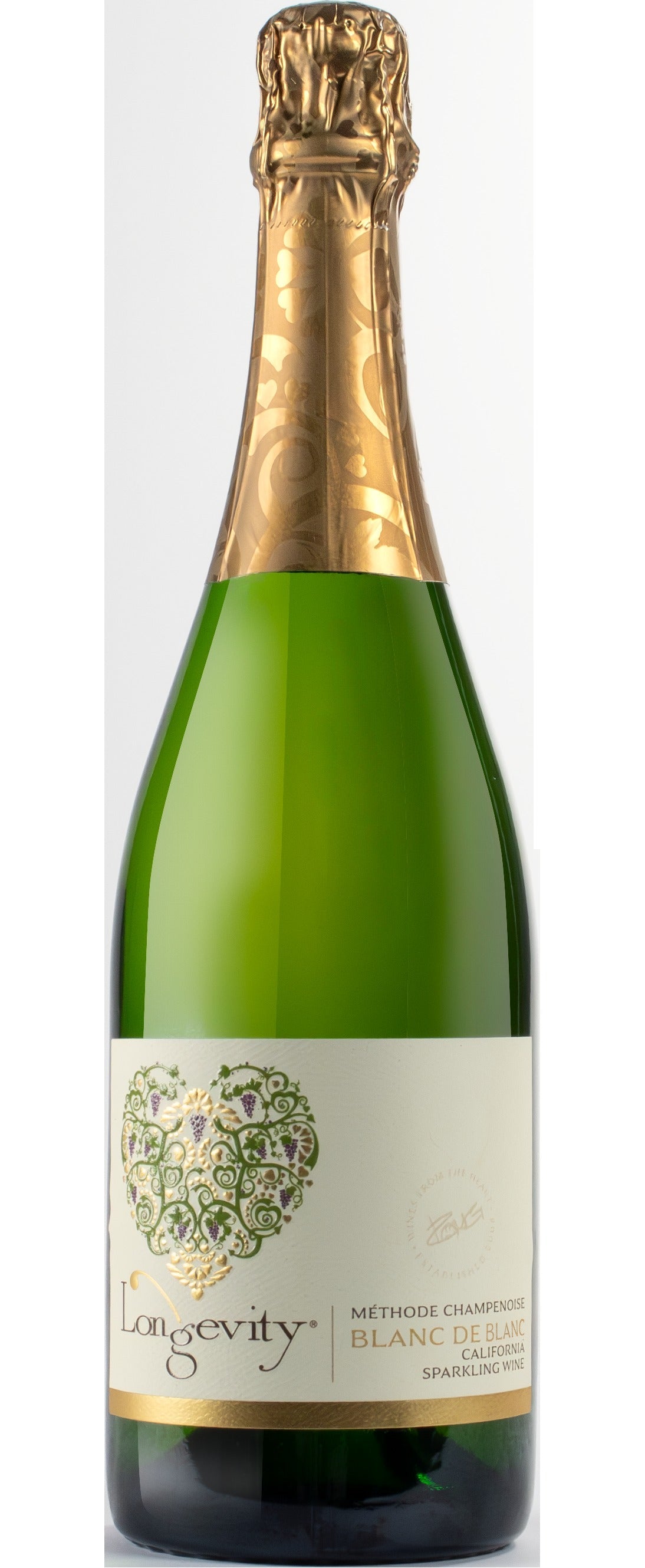 Longevity Wines Blanc de Blanc Sparkling Wine - NV (750ml)