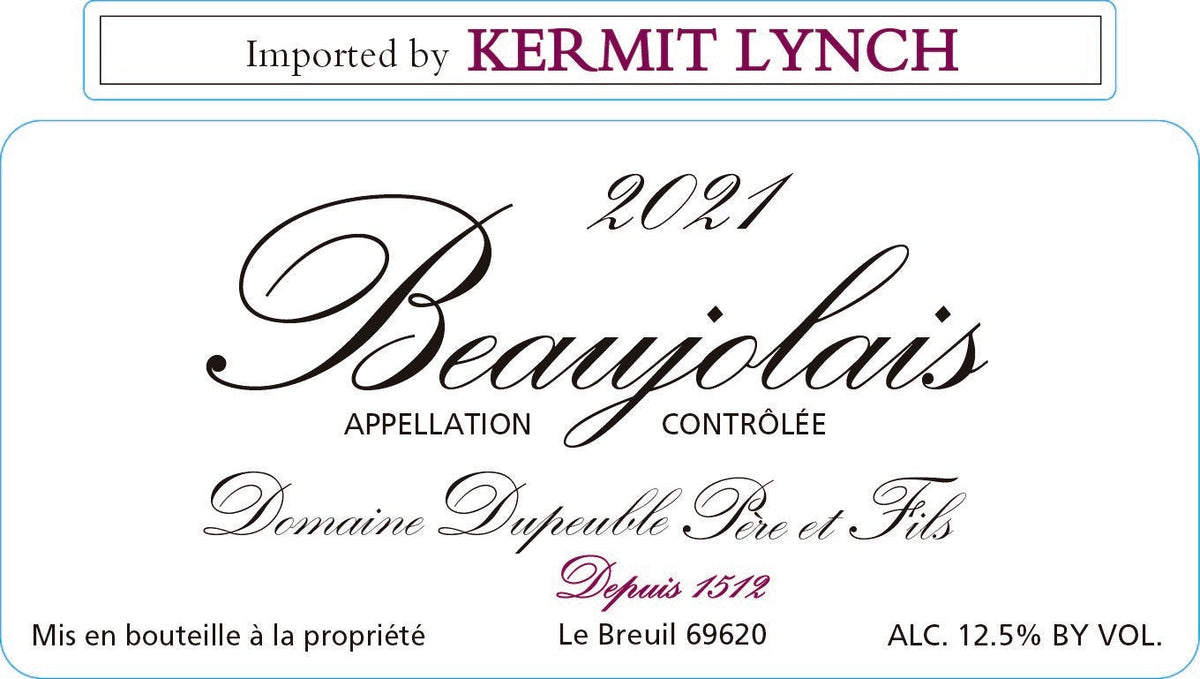 Dupeuble Beaujolais - 2024 (750ml)