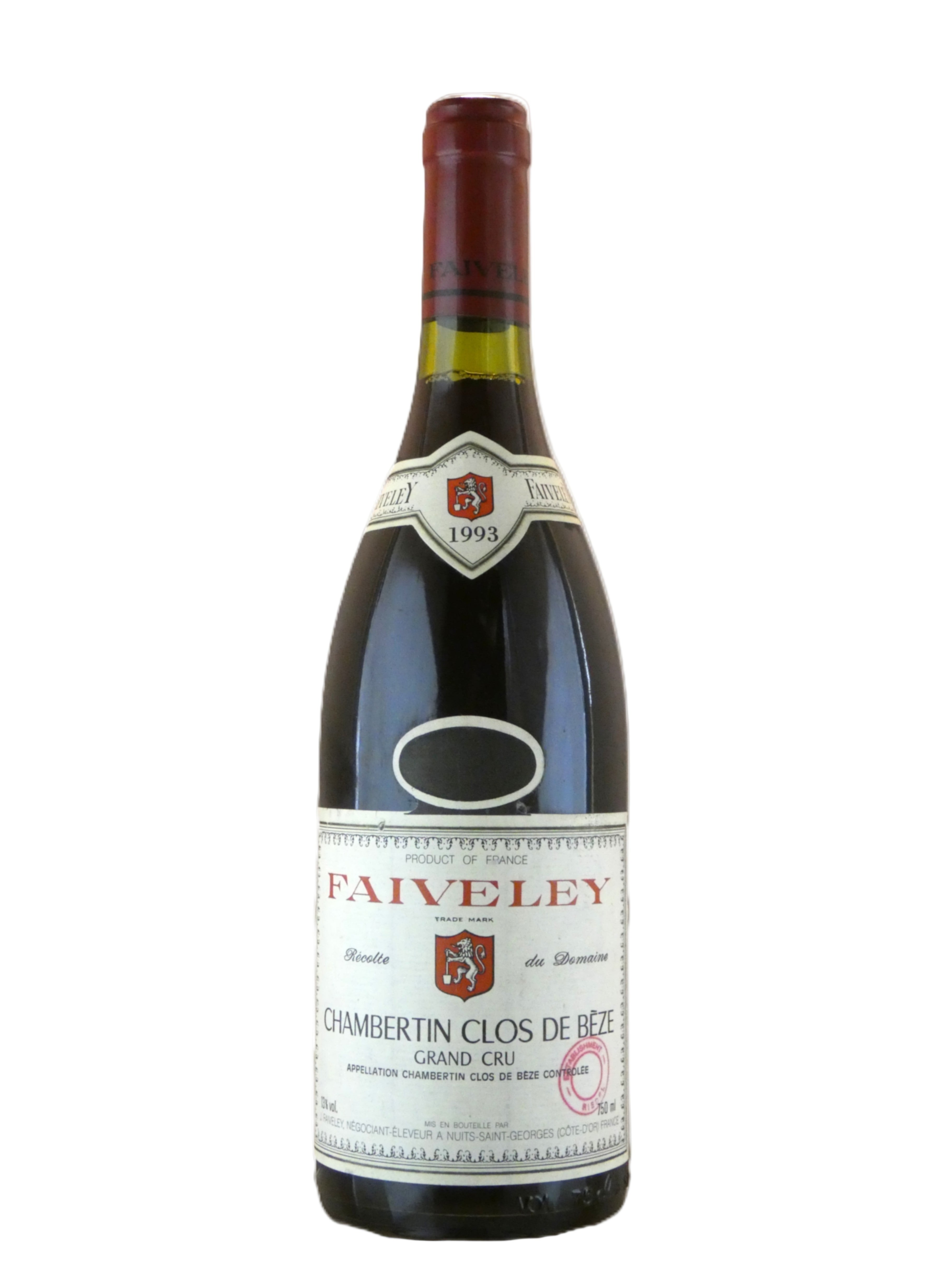 Faiveley Chambertin Clos de Beze Grand Cru - 1993 (750ml)
