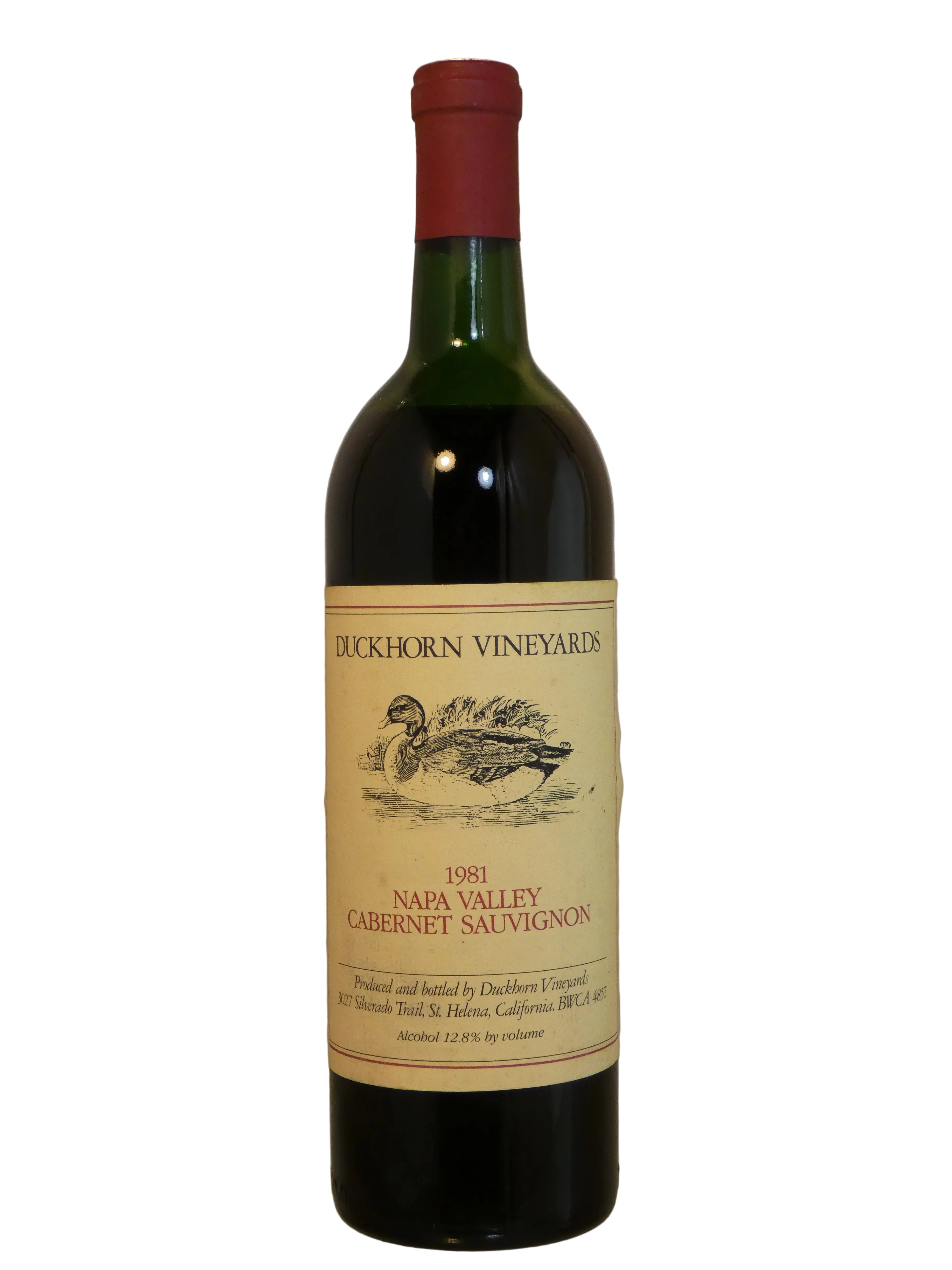 Duckhorn Vineyards Cabernet Sauvignon - 1981 (Low Shoulder) (750ml)