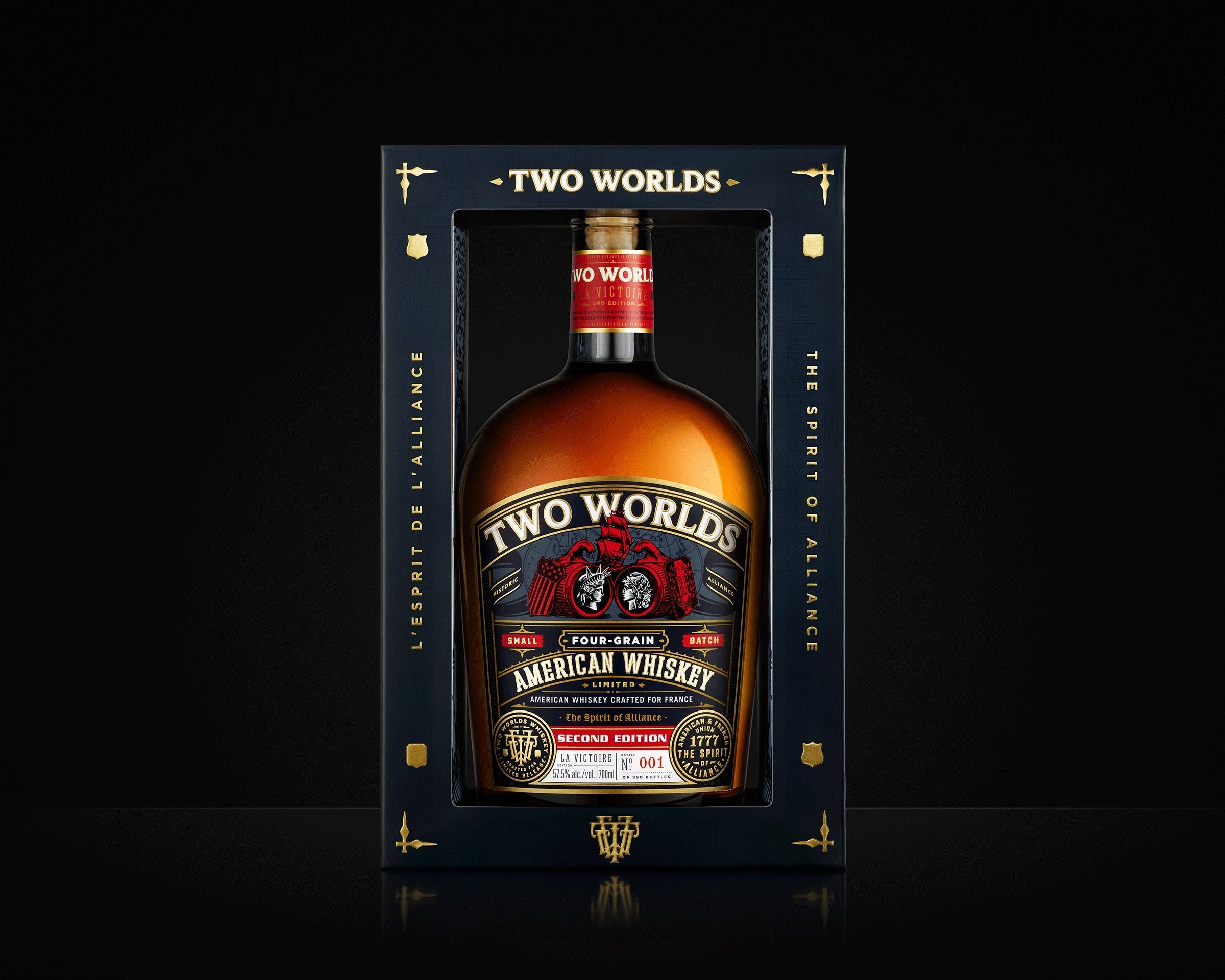Two Worlds Second Edition La Victoire Straight Bourbon Whiskey (700 ml)