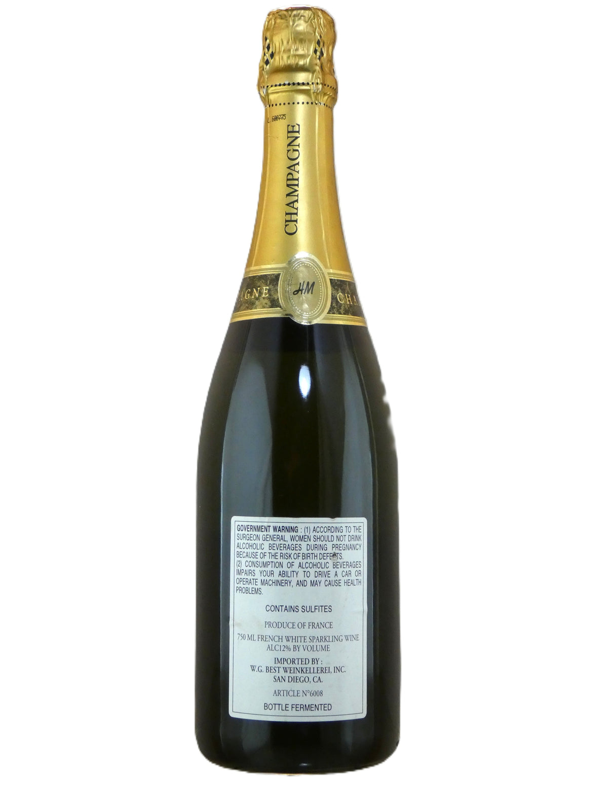 Henri Mandois Champagne Chardonnay Brut - 1995 (750ml)