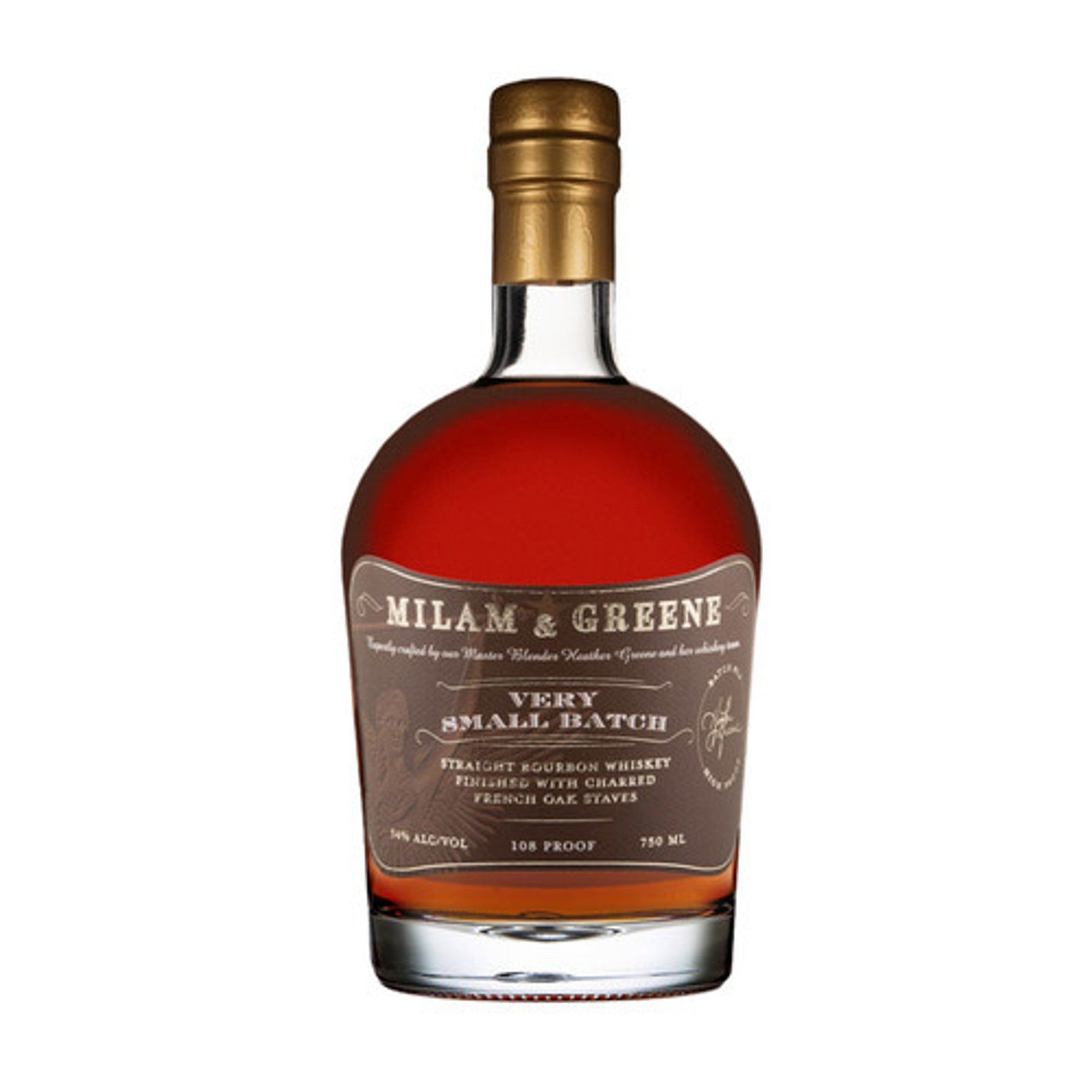 Milam & Greene Very Small Batch Bourbon Charred French Oak Finish (750ml)