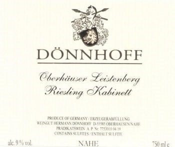 Weingut Donnhoff Oberhauser Leistenberg Riesling Kabinett - 2007 (750ml)