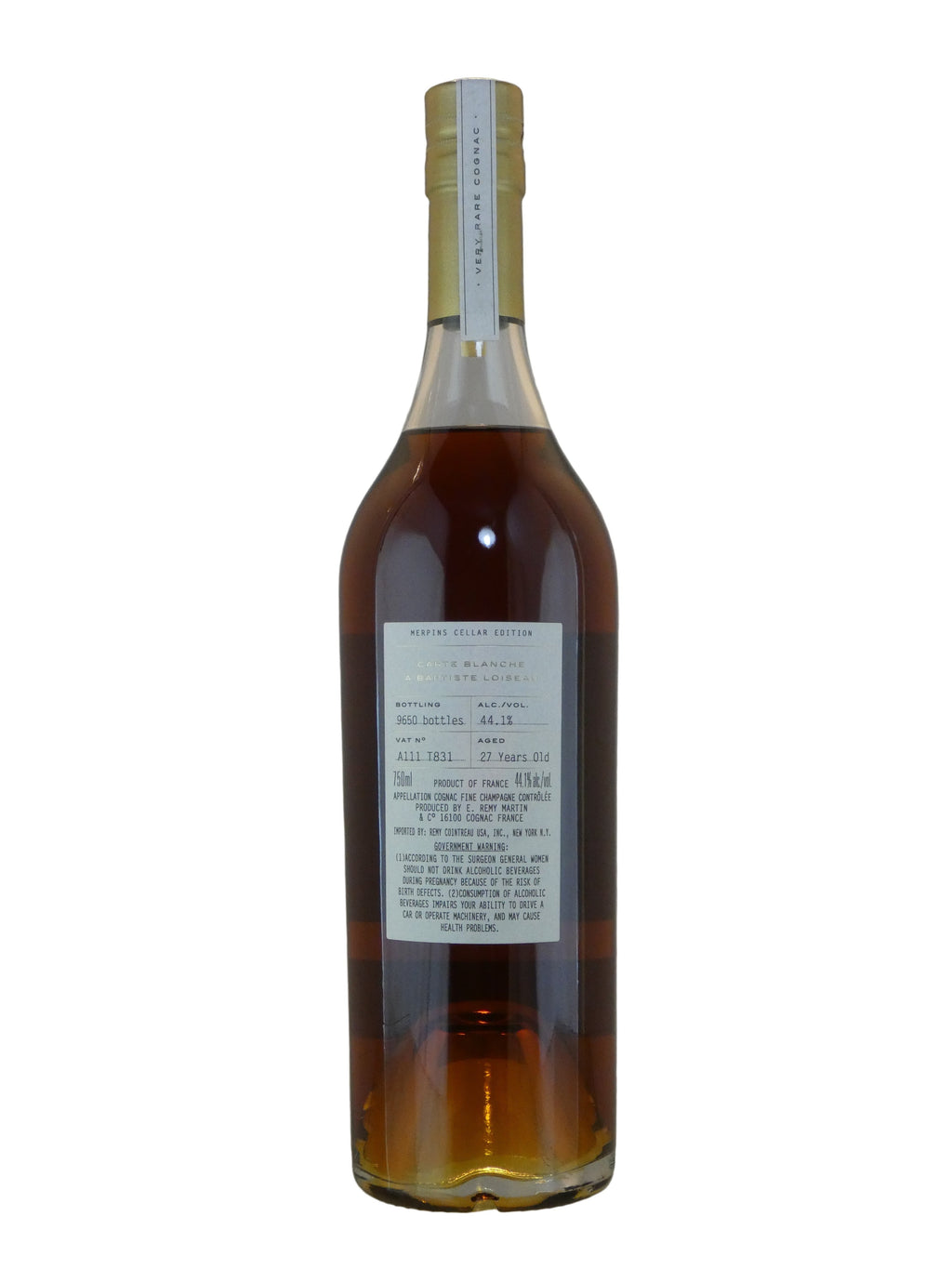 Remy Martin 'Carte Blanche a Baptiste Loiseau' Merpins Cellar Edition Fine Champagne Cognac (750ml)