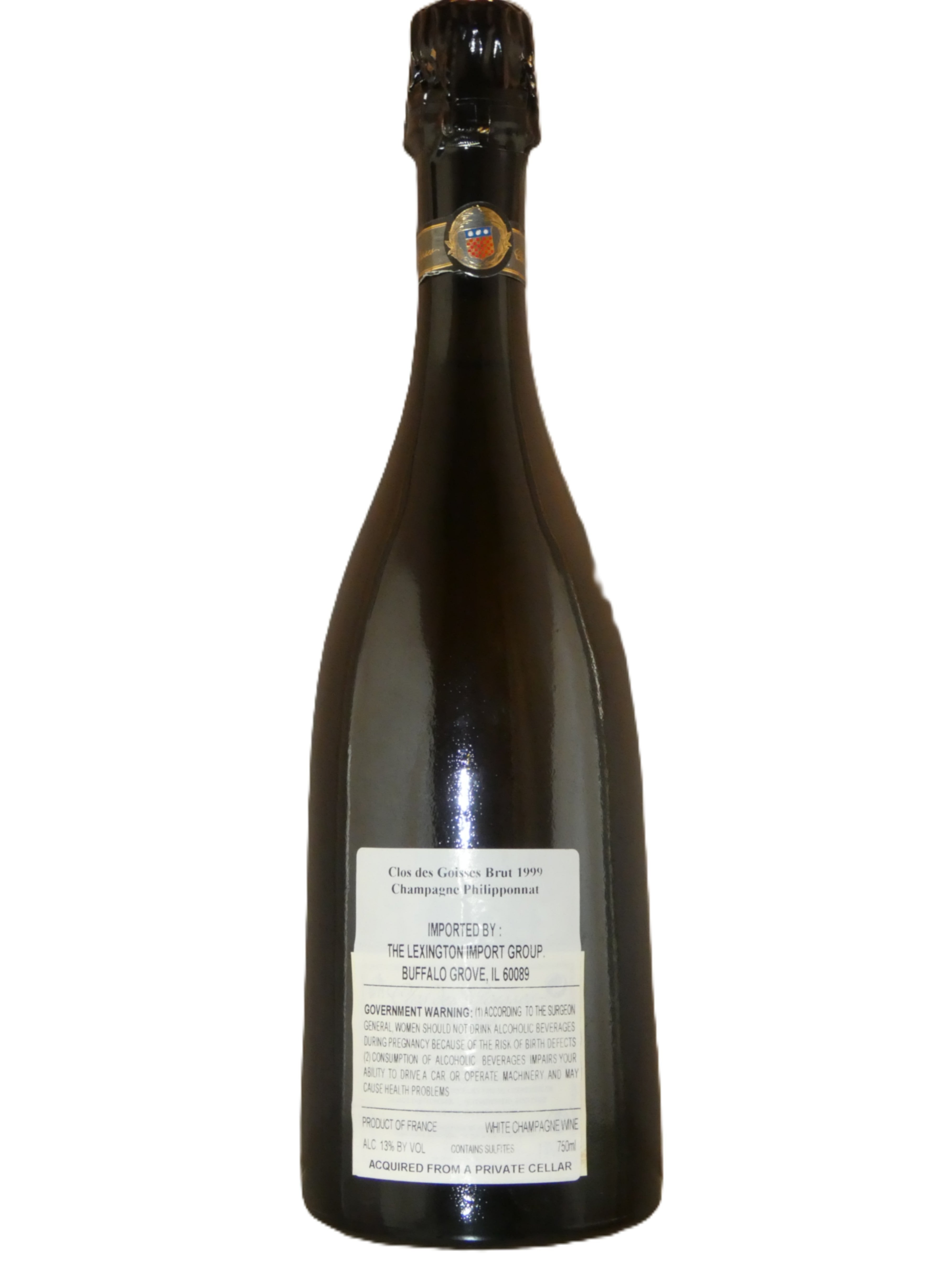 Philipponnat Clos des Goisses Brut - 1999 (750ml)