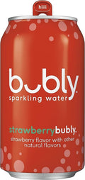 Bubly Strawberry Sparkling Water (12oz can)