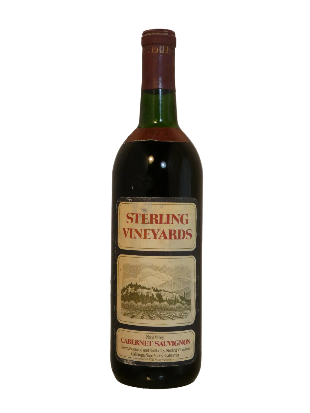Sterling Vineyards Napa Valley Cabernet Sauvignon (Corroded Cap,High Mid-Shoulder fill) - 1973 (750ml)