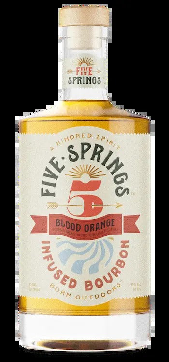 Five Springs Blood Orange Infused Bourbon Whiskey (750ml)