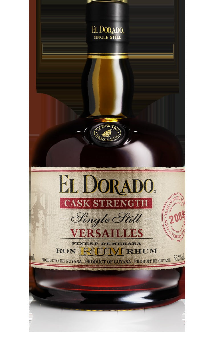 El Dorado Single Still Versailles Cask Strength 2009 12 Year old Rum (750ml)