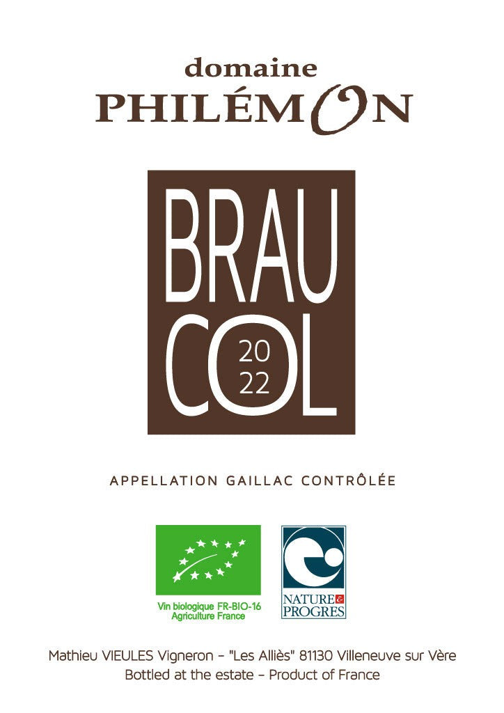 Domaine Philemon Gaillac Rouge Braucol - 2023 (750ml)