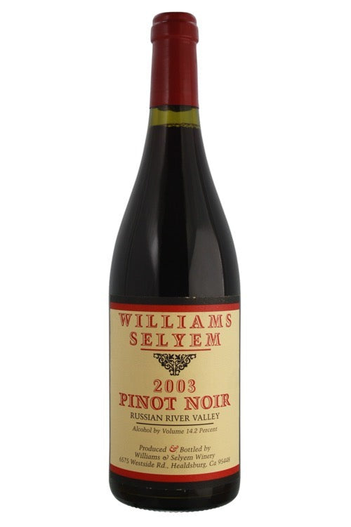 Williams Selyem Pinot Noir Russian River Valley - 2003 (750ml)