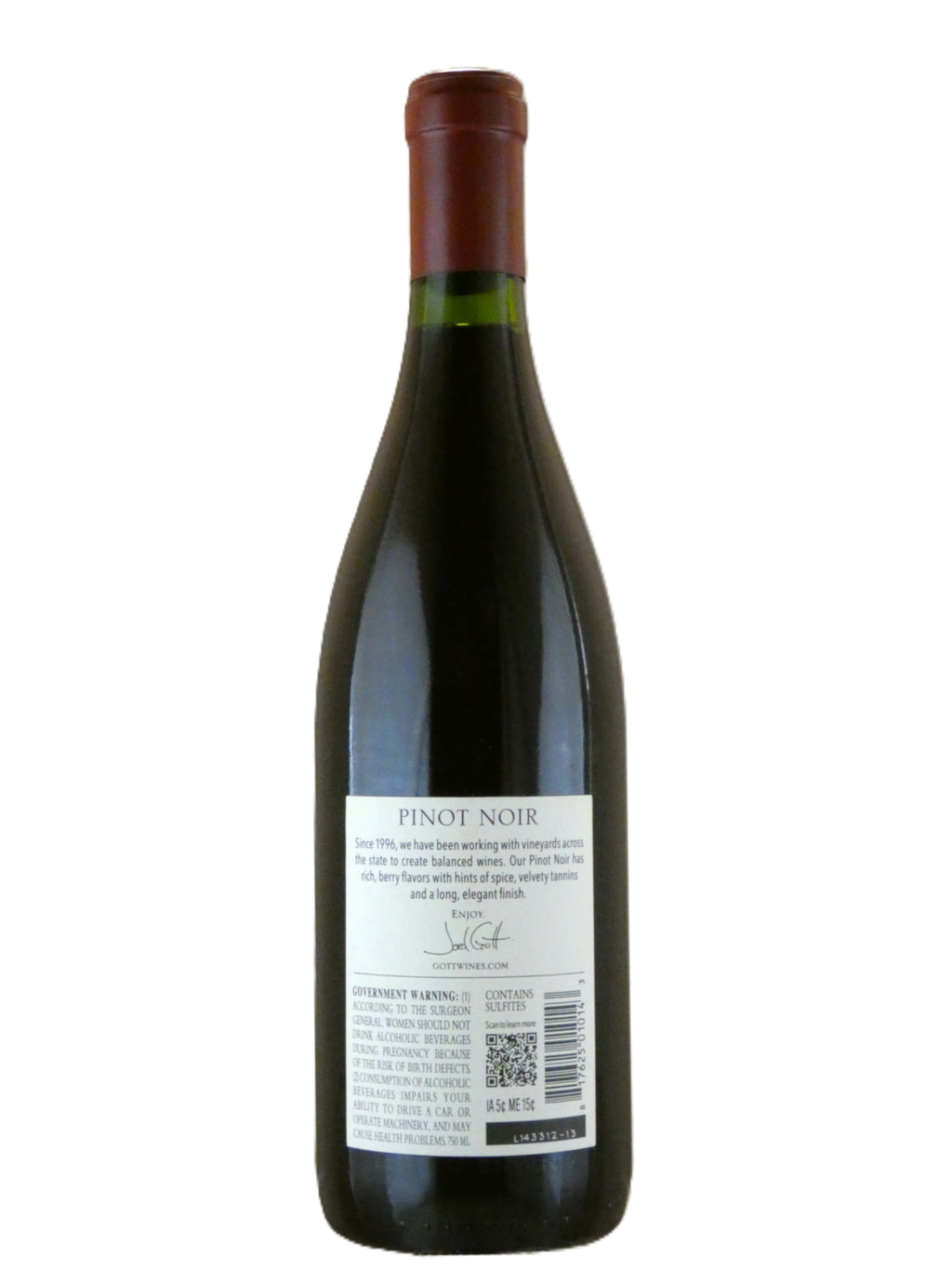 Joel Gott Wines California Pinot Noir - 2022 (750ml)