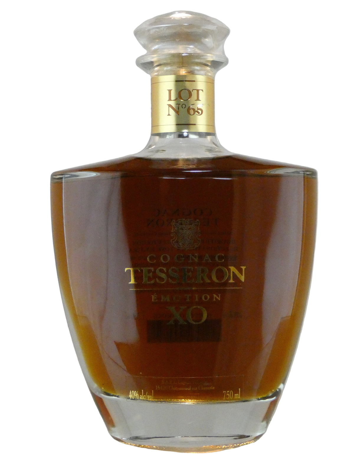 Tesseron Lot No. 65 X.O. Emotion Grande Champagne Cognac (no box) (750ml)