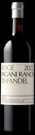 Ridge Vineyards Pagani Ranch Zinfandel- 2022 (750ml)