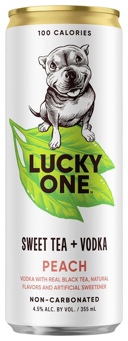 Lucky One Peach Sweet Tea(355ml Can 4pk)