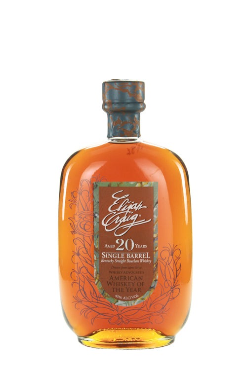 Elijah Craig 20 Year Old Single Barrel 1991 Release (Light Cosmetic Damage To Capsule) (750ml)