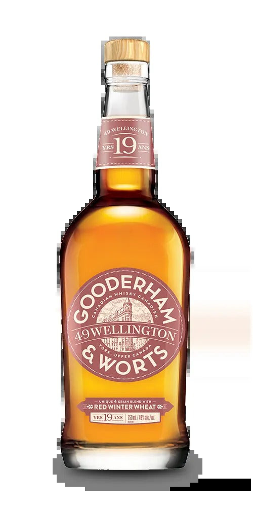 Gooderham & Worts 49 Wellington 19 Year Old Canadian Whisky (750ml)