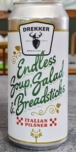 Drekker Endless Soup, Salad & Breadsticks Pilsner(16oz 4pk Can)