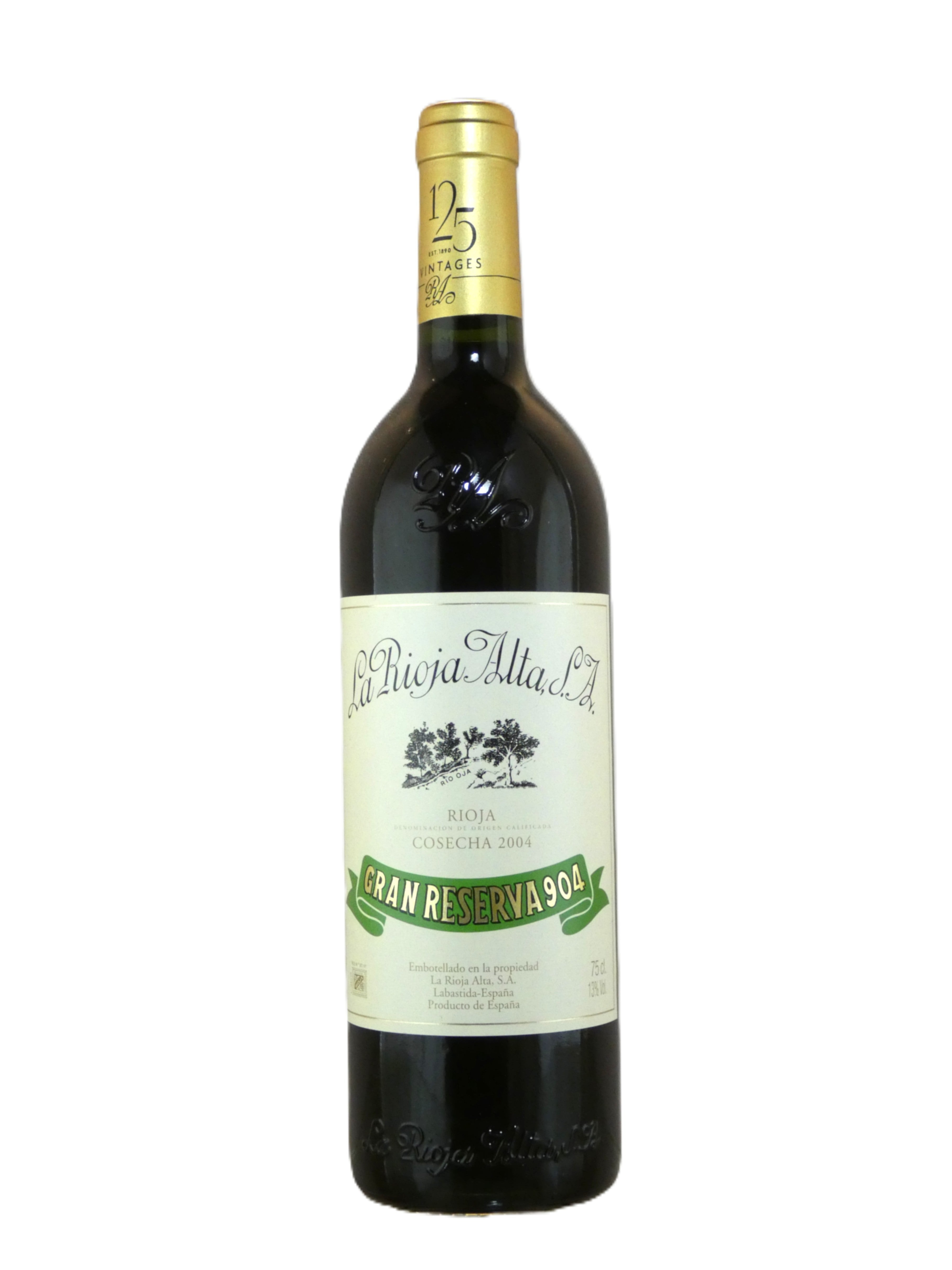 La Rioja Alta S.A. Gran Reserva 904 - 2005 (750ml)