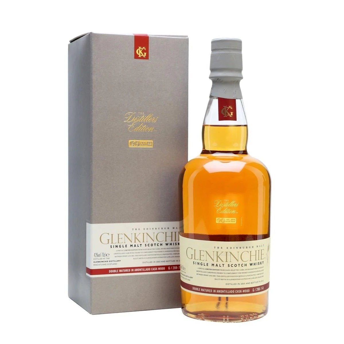 Glenkinchie Distillers Edition Double Matured Amontillado Sherry Cask Single Malt Whisky 2023 (750ml)