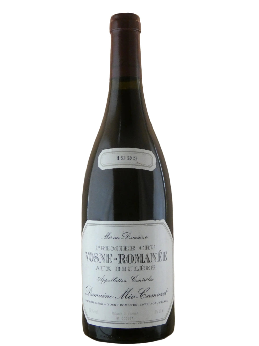 Meo-Camuzet Aux Brulees Vosne-Romanee 1er Cru -1993 (750ml)
