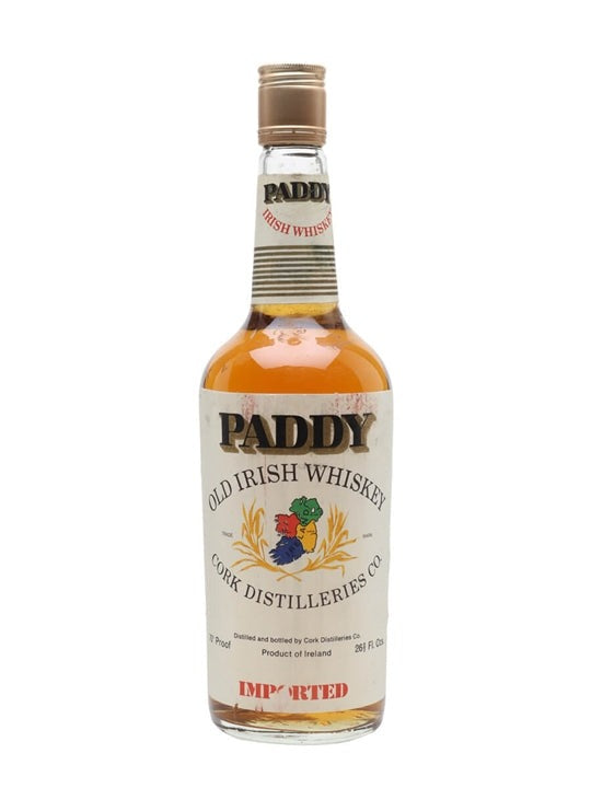 Paddy Old Irish Imported Whiskey 1970s (750ml)