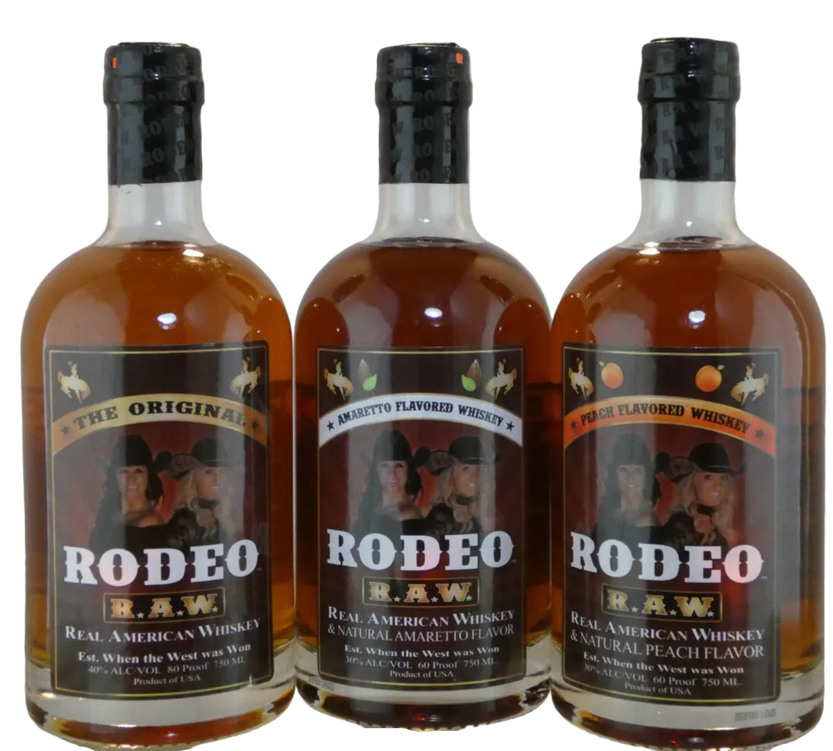 Rodeo R.A.W. 3 Bottle Bundle - (750mL)