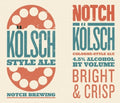 Notch Brewing Kolsh(16oz Can 4pk)