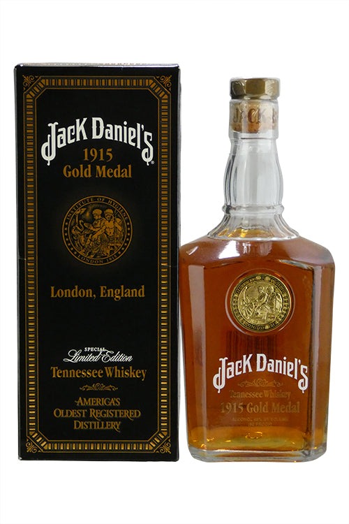Jack Daniel's Gold Medal Series 1915 Bottle #3 - Signed By Jimmy Bedford - 1998 Release (750ml)